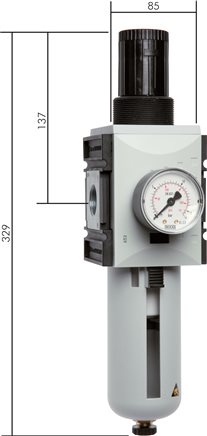 Exemplarische Darstellung: Filterregler - Futura-Baureihe 4